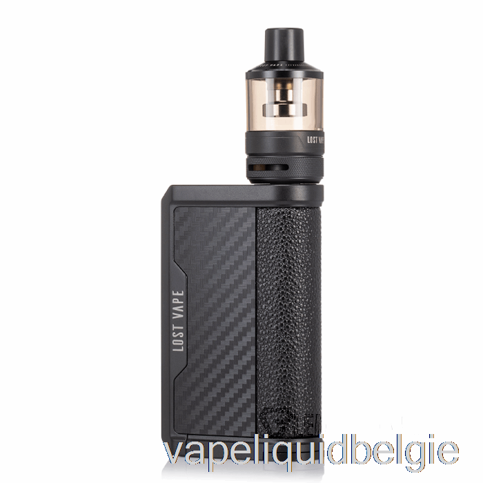 Vape Vloeistof Verloren Vape Centaurus Q200 Starterkit [podtank] Zwarte Koolstofvezel